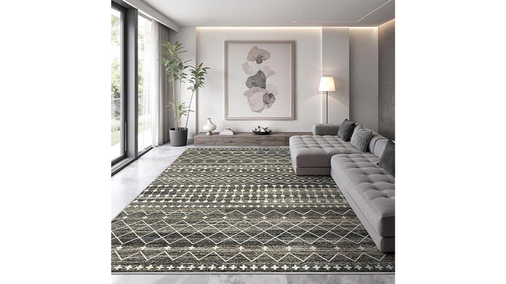 non slip washable area rug