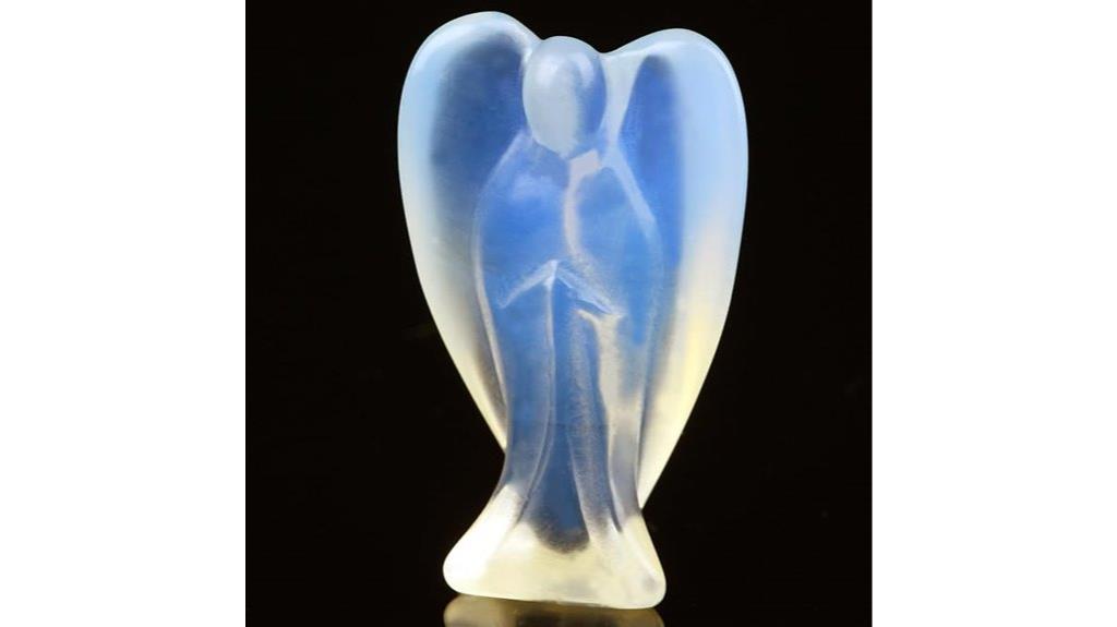 opalite angel decorative figurine