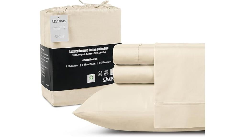 organic cotton queen bedding