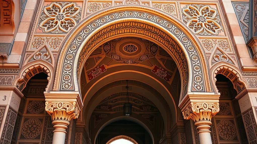 ornate moorish arches integration