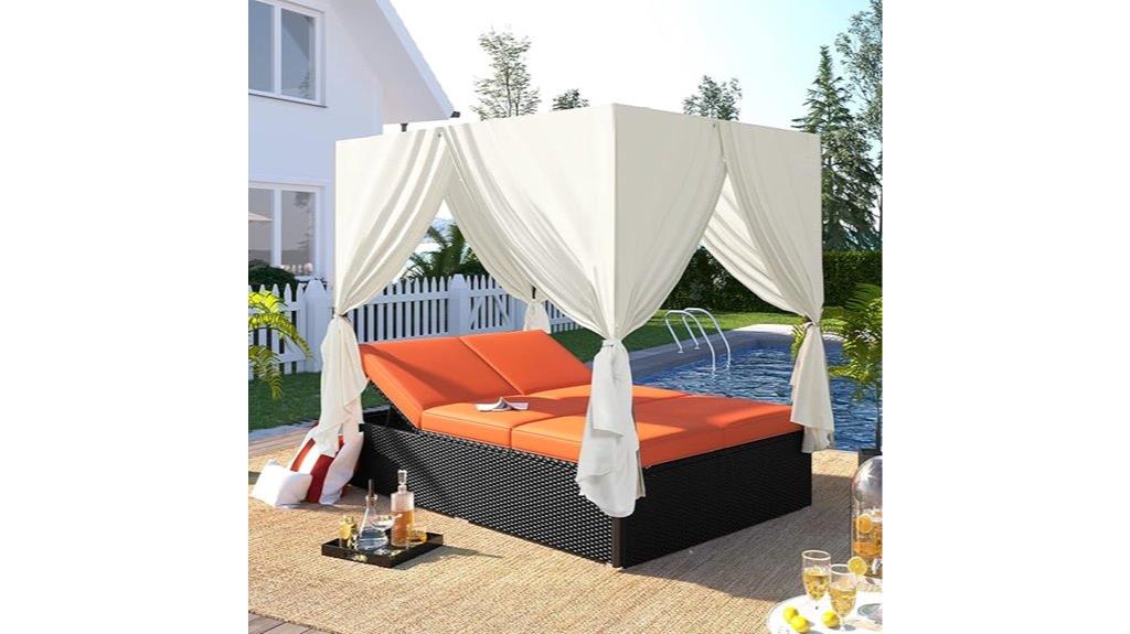 outdoor canopy bed