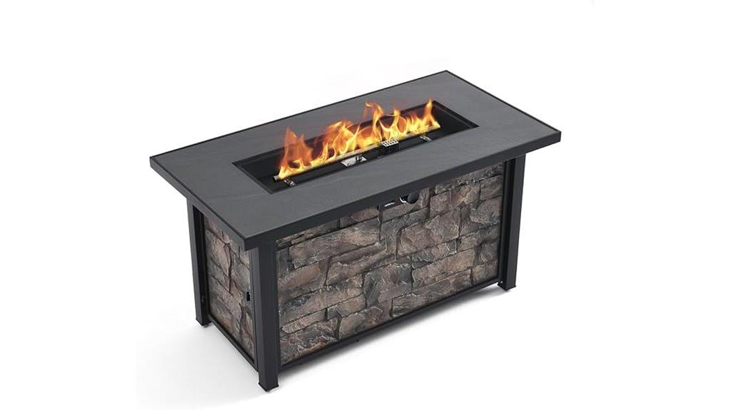 outdoor csa certified fire table