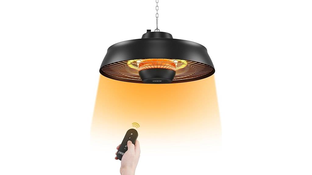 outdoor infrared heating device