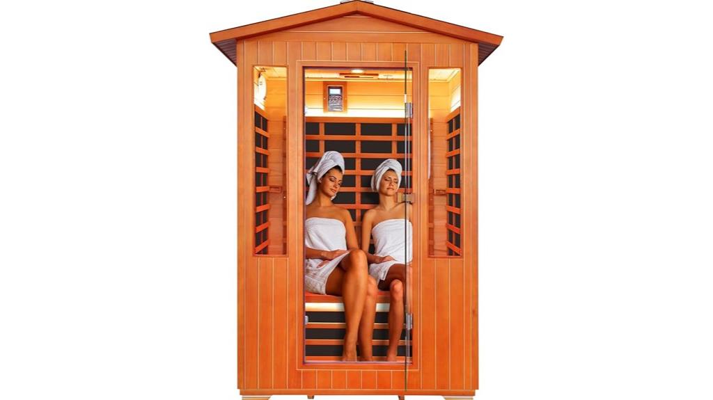 outdoor infrared sauna