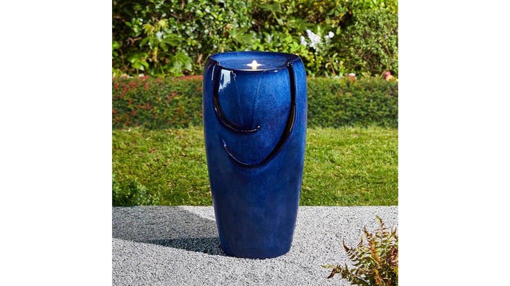 outdoor led water fountain