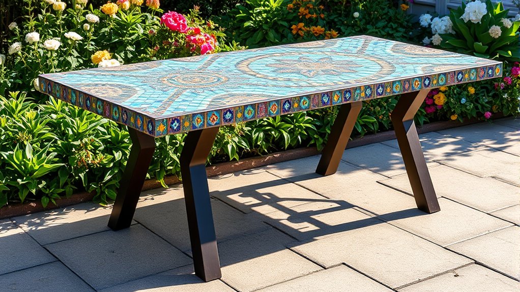outdoor mosaic table considerations