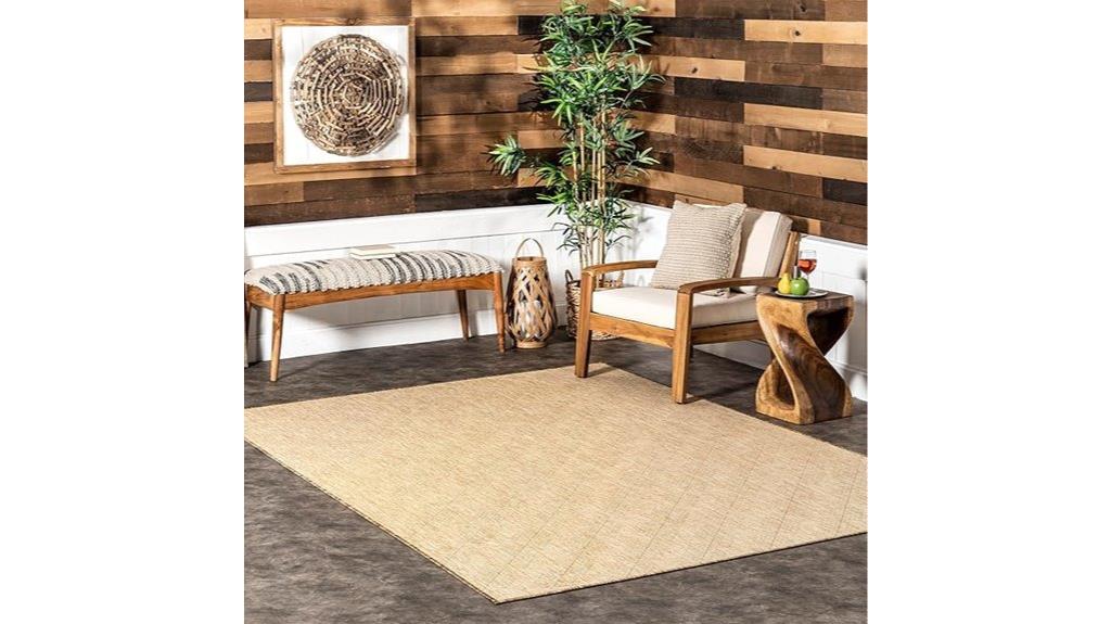 outdoor ray brown rug