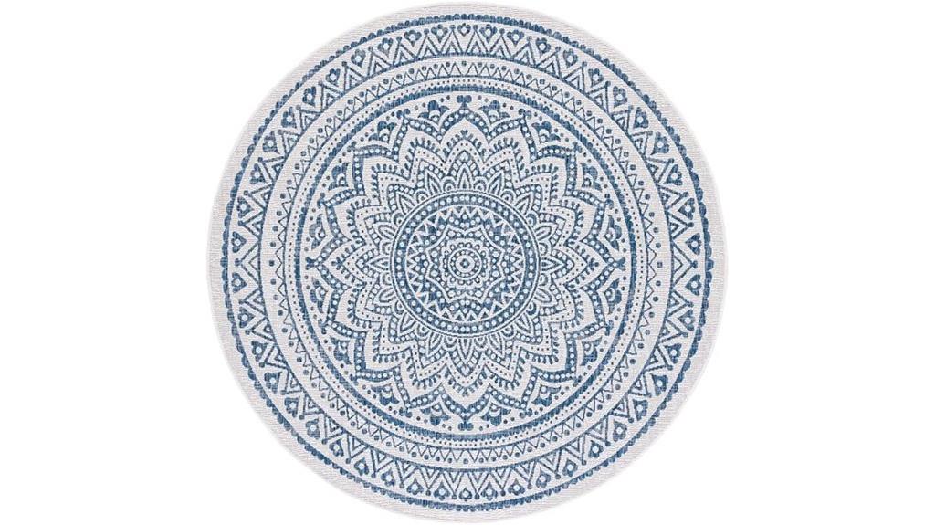 outdoor round rug