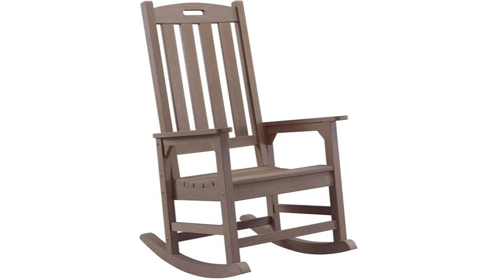 oversized outdoor rocking chair