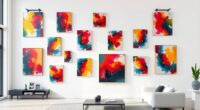 oversized wall art racks