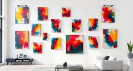 oversized wall art racks