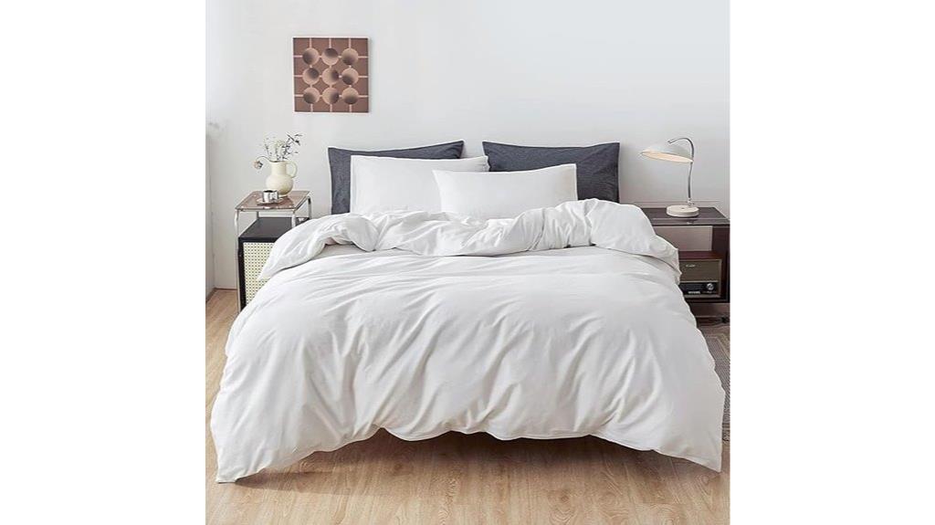 oversized washed cotton duvet