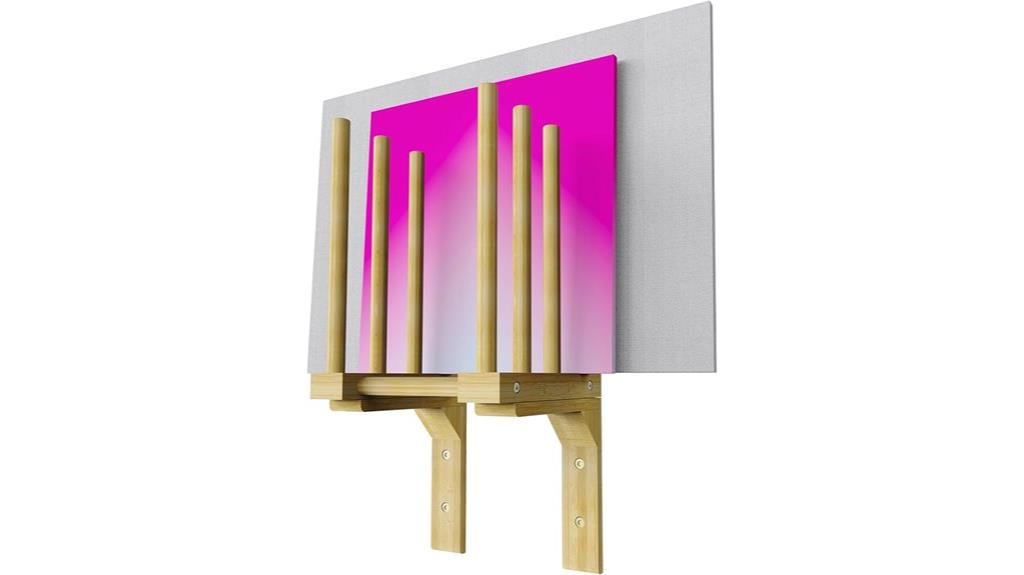 painting canvas wall rack