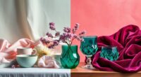 pastel and jewel tones