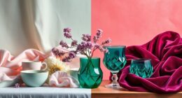 pastel and jewel tones