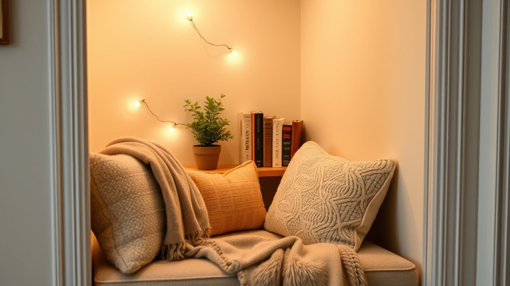 personalize with textiles and decor