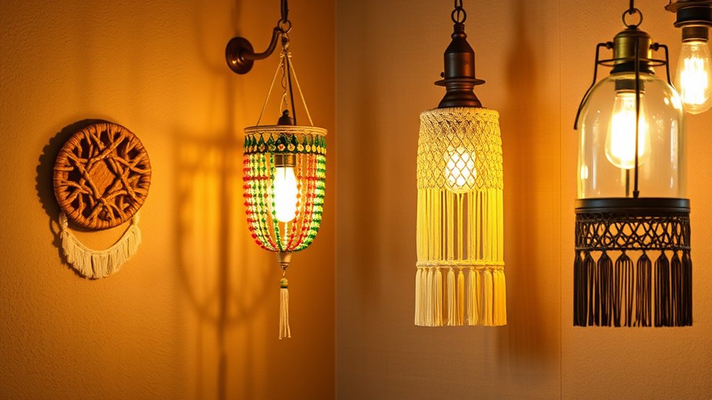 personalized boho lighting ideas