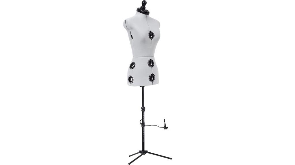 petite adjustable dress form