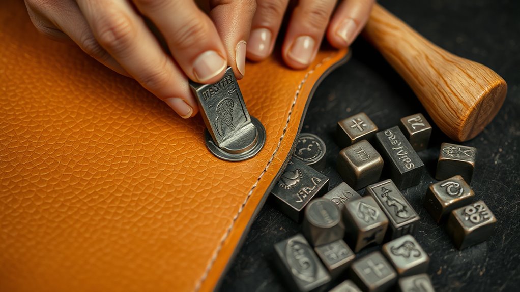 prepare leather for stamping