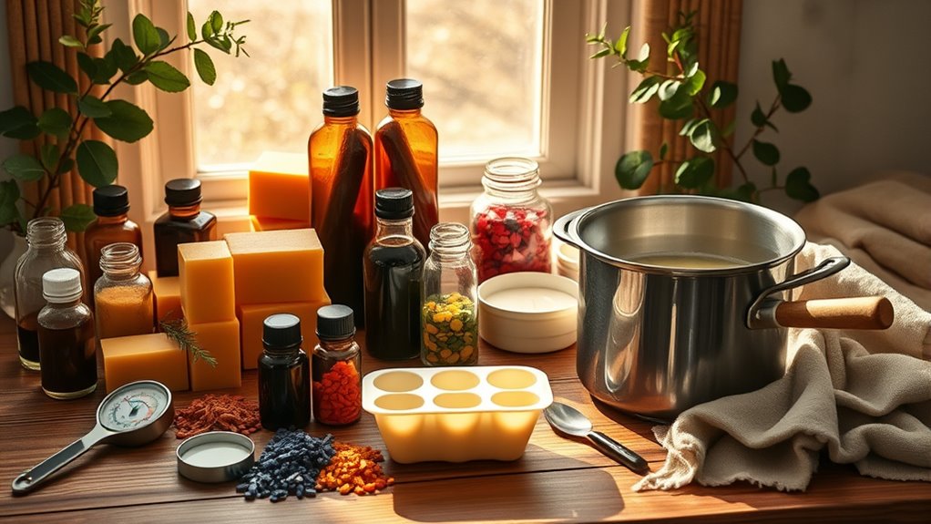 prepare supplies and workspace