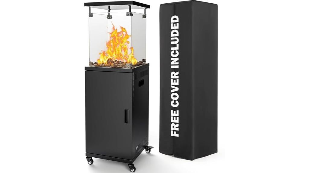 propane patio heater wheels