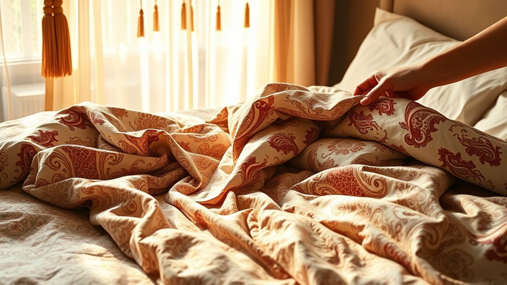 proper bedding folding techniques