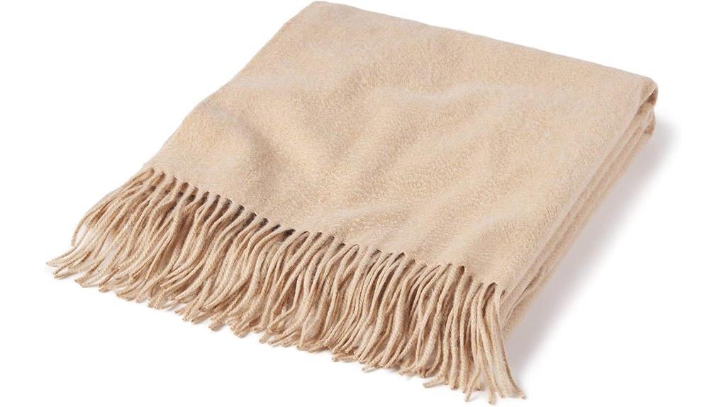 pure cashmere throw blanket