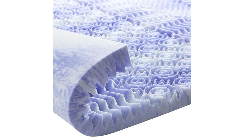 queen memory foam topper