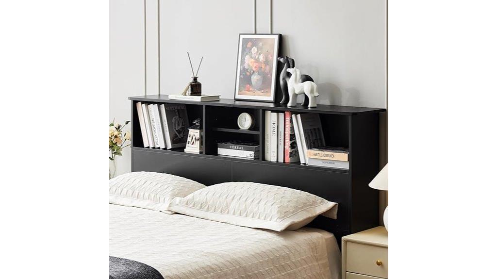 queen size bookcase headboard