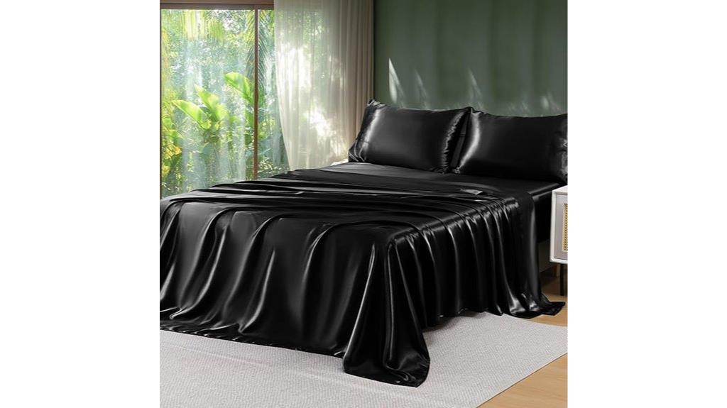 queen size satin sheets