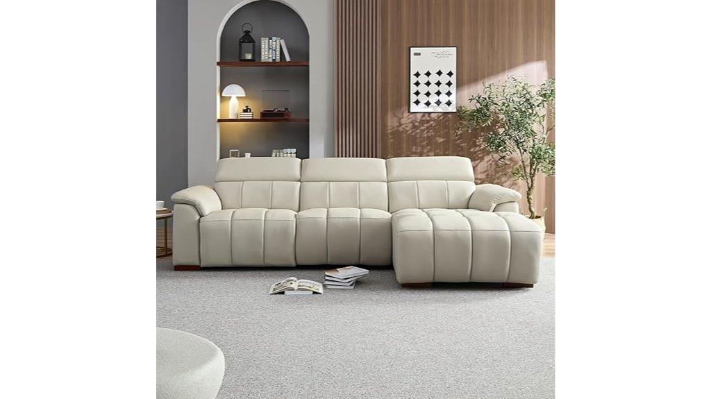 reclining sectional with usb