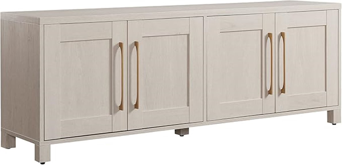 rectangular tv stand alder