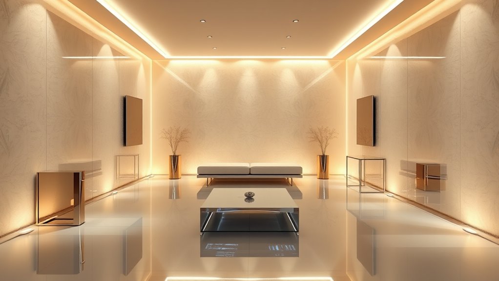 reflect mirrors brighten dark rooms