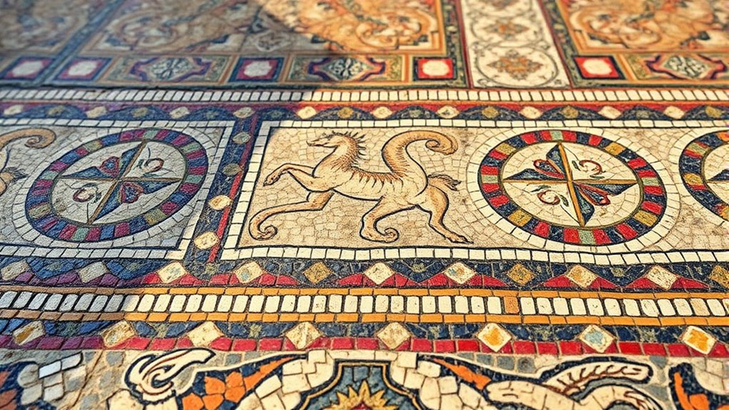 roman mosaics showcase cultural elegance