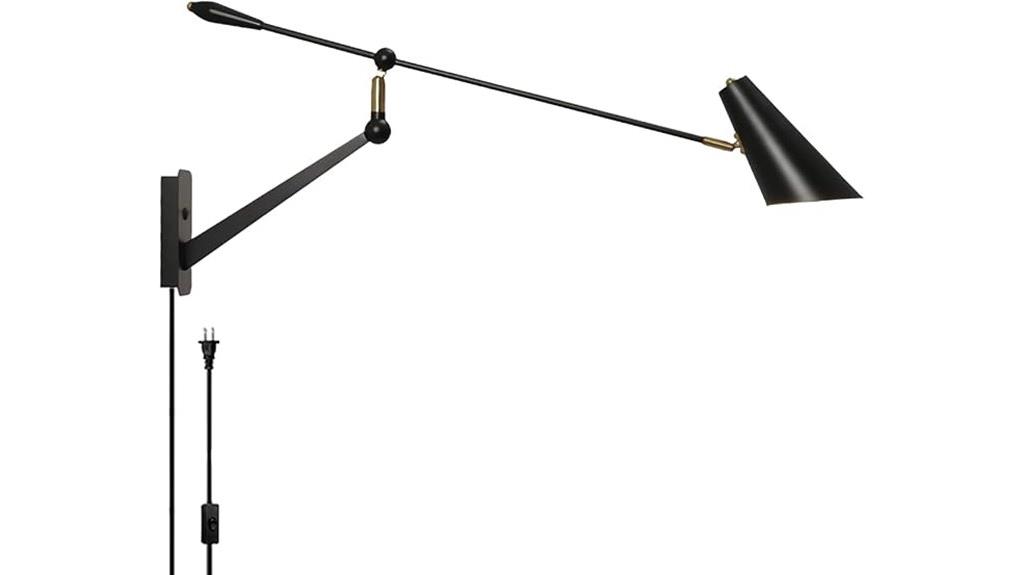 rotating adjustable wall sconce