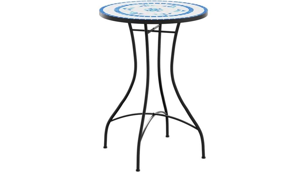round ceramic top table