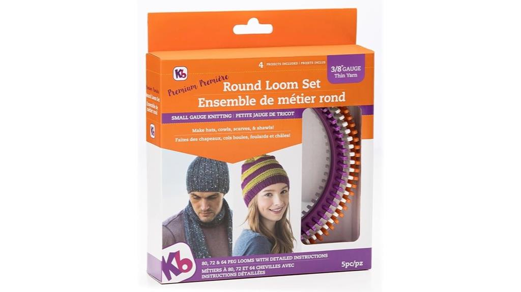 round knitting loom set