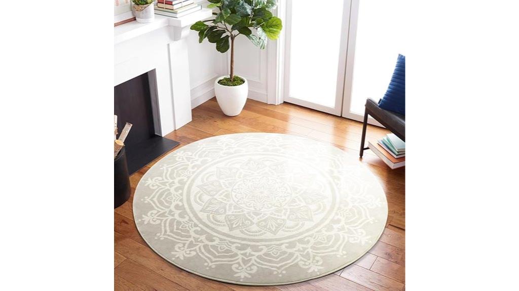 round mandala area rug