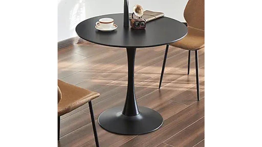 round tulip pedestal table