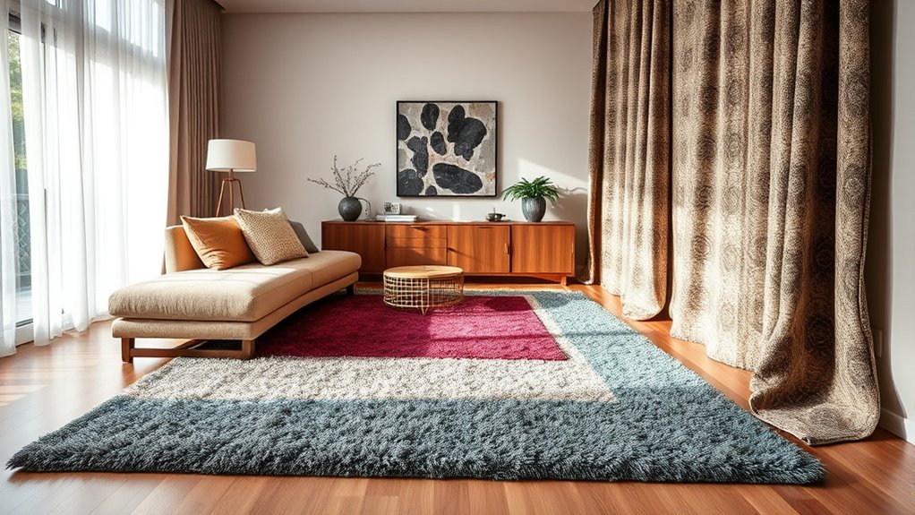 rugs reduce noise effectively