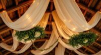 rustic boho ceiling accents