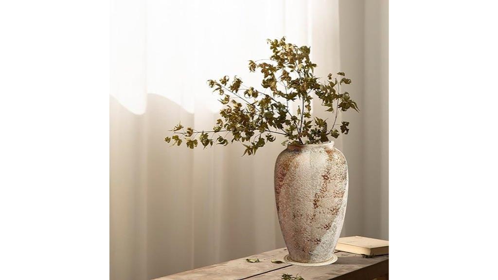 rustic ceramic vase decor