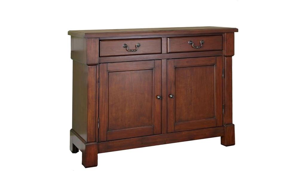 rustic cherry buffet