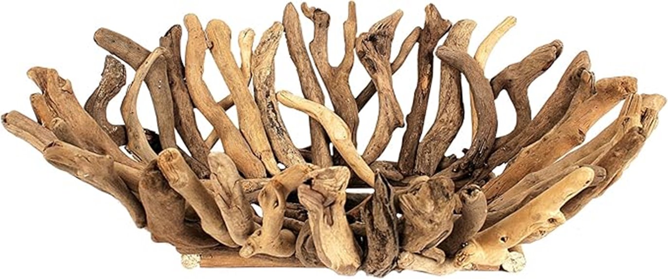 rustic driftwood serving tray