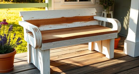 rustic farmhouse bench collection