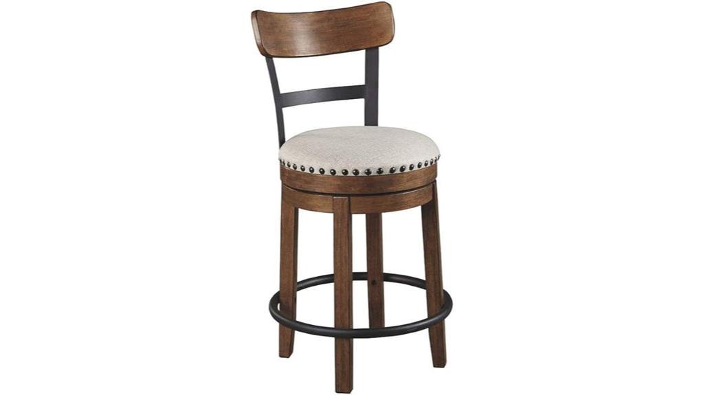 rustic farmhouse swivel stool