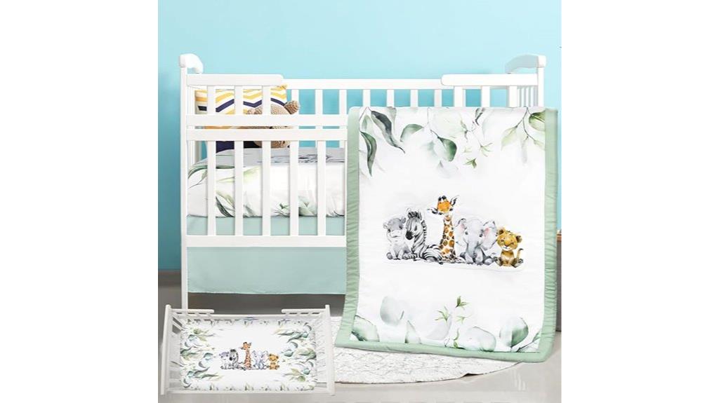 safari dinosaur bear bedding
