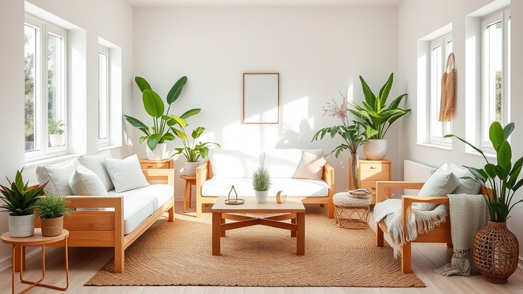 scandinavian boho design fusion