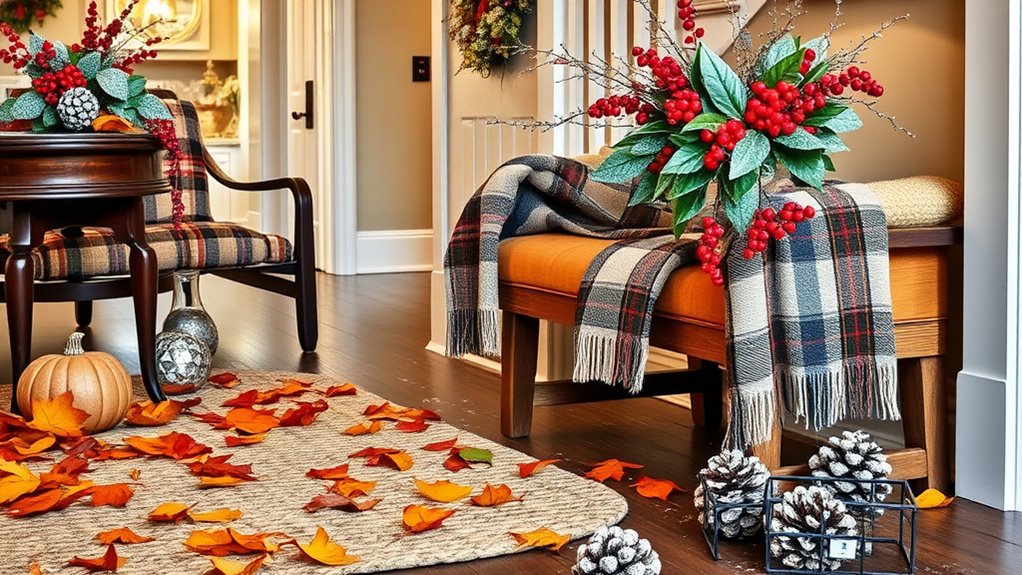 seasonal colors and textures