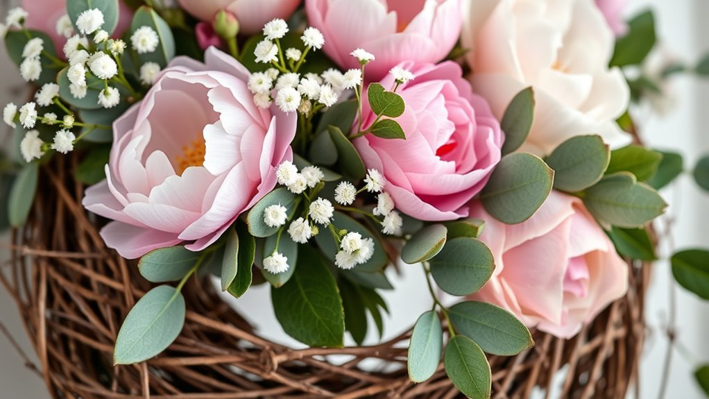 secure stems with wire